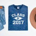 Class Of 2017 Graduation Shirt Senior For Graduates Mineral Wash Tshirts Mineral Navy