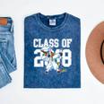 Class Of 2018 Dabbing Unicorn Graduation Shirt Mineral Wash Tshirts Mineral Navy