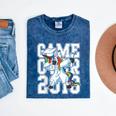 Class Of 2018 Graduation Dabbing Unicorn Shirt Mineral Wash Tshirts Mineral Navy