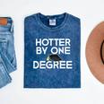 Class Of 2018 Graduation Hotter By One Degree Mineral Wash Tshirts Mineral Navy