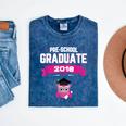 Class Of 2018 Preschool Graduation Girls Pre K Mineral Wash Tshirts Mineral Navy