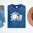 Class Of 2018 Shirts Graduation Senior Golf Mineral Wash Tshirts Mineral Navy