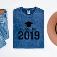 Class Of 2019 Shirt Graduation Gift Mineral Wash Tshirts Mineral Navy