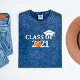 Class Of 2021 Graduation Him Her Basketball Pullover Mineral Wash Tshirts Mineral Navy