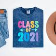 Class Of 2021 Graduation Grow With Me Mineral Wash Tshirts Mineral Navy