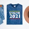 Class Of 2021 Senior Year 90's TV Style Graduation For Grad Mineral Wash Tshirts Mineral Navy