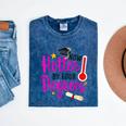 Class Of 2022 Four Degrees Hotter Graduation Day Master Grad Mineral Wash Tshirts Mineral Navy