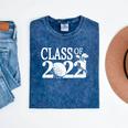 Class Of 2022 Graduation Senior Golf Golfer Player Mineral Wash Tshirts Mineral Navy