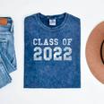 Class Of 2022 Senior Graduation Student Mineral Wash Tshirts Mineral Navy