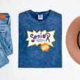 Class Of 2022 Senior Year 90's TV Style Graduation For Grad Mineral Wash Tshirts Mineral Navy