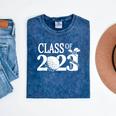 Class Of 2023 Graduation Senior Golfer Golf Player Mineral Wash Tshirts Mineral Navy