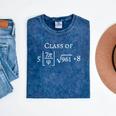 Class Of 2023 Math Pi Senior Graduation Mineral Wash Tshirts Mineral Navy
