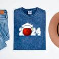 Class Of 2024 Graduation For Him Her Bowling Sports Mineral Wash Tshirts Mineral Navy