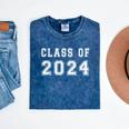Class Of 2024 High School Graduation Date Graduate T Shirt Mineral Wash Tshirts Mineral Navy