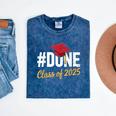 Class Of 2025 Graduation Hashtag DONE Graduate Mineral Wash Tshirts Mineral Navy