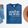 We Out Class Of 2025 Senior Graduation Graduate Grad Mineral Wash Tshirts Mineral Navy