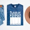Class Of 2025 Sign My Shirt Senior 2025 Graduation Mineral Wash Tshirts Mineral Navy