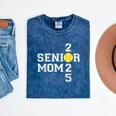 Class Of 2025 Softball Mom Senior Graduation Graduate Women Mineral Wash Tshirts Mineral Navy