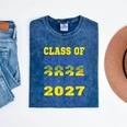 Class Of 2026 2027 Senior Graduation Students Mineral Wash Tshirts Mineral Navy