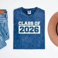 Class Of 2026 Graduation Year Mineral Wash Tshirts Mineral Navy