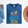 Class Of 2026 Retro Graduation Memory Nostalgia For Seniors Mineral Wash Tshirts Mineral Navy