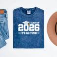 Class Of 2026 2026 School Year Class Of 2026 Graduation Mineral Wash Tshirts Mineral Navy