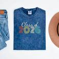 Class Of 2026 Senior Graduate 2026 Graduation Mineral Wash Tshirts Mineral Navy