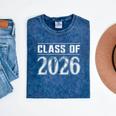 Class Of 2026 Senior Graduation Year Idea T-Shirt Mineral Wash Tshirts Mineral Navy