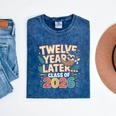 Class Of 2026 Senior Twelve Years Later Sloth Graduation Mineral Wash Tshirts Mineral Navy