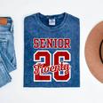 Class Of 2026 Senior 2026 Senior Twenty 26 Graduation Men Mineral Wash Tshirts Mineral Navy