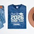 Class Of 2026 Senior Year Loading Countdown Graduation Mineral Wash Tshirts Mineral Navy