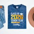 Class Of 2026 Senior Year Loading Senior 2026 Graduation Mineral Wash Tshirts Mineral Navy