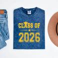 Class Of 2026 Shirt Graduation Mineral Wash Tshirts Mineral Navy