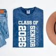Class Of 2026 Shirt School Senior Year Graduation 2026 Mineral Wash Tshirts Mineral Navy