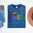 Class Of 2027 Shirt For Boys And Girls Fun 2027 Graduation Mineral Wash Tshirts Mineral Navy