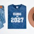 Class Of 2027 Shirt Senior Graduation 2027 Mineral Wash Tshirts Mineral Navy