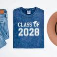 Class Of 2028 Graduation T Shirt Future School Graduate Mineral Wash Tshirts Mineral Navy