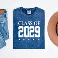 Class Of 2029 School Graduation Graduate s Mineral Wash Tshirts Mineral Navy