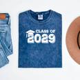 Class Of 2029 Senior Graduation 2029 Shirt Mineral Wash Tshirts Mineral Navy