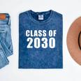 Class Of 2030 T Shirt Cute Kindergarten Graduation T Mineral Wash Tshirts Mineral Navy