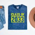 Class Of 2033 Future Graduation Tee T-Shirt Mineral Wash Tshirts Mineral Navy