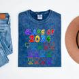 Class Of 2034 Grow With Me Graduation First Day Of School Mineral Wash Tshirts Mineral Navy