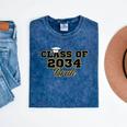 Class Of 2034 Senior 2034 Graduation Bruh Mineral Wash Tshirts Mineral Navy