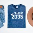 Class Of 2035 Graduation First Day Of School Boys Girls Kids Mineral Wash Tshirts Mineral Navy
