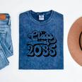 Class Of 2035 Senior Retro 2035 Grad Graduate Graduation Mineral Wash Tshirts Mineral Navy