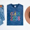 Class Of 2038 Pre K Graduate Preschool Graduation Mineral Wash Tshirts Mineral Navy