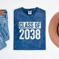 Class Of 2038 Shirt Senior 2038 Graduation Mineral Wash Tshirts Mineral Navy