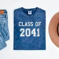 Class Of 2041 Graduation School Future Graduate Mineral Wash Tshirts Mineral Navy