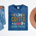 Coffee & Introvert Humor Tee Quote Cute Font Mineral Wash Tshirts Mineral Navy Coffee & Introvert Humor Tee Quote Cute Font Mineral Wash Tshirts Mineral Navy