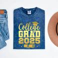 College Grad Class Of 2025 Senior Graduate Graduation Mineral Wash Tshirts Mineral Navy